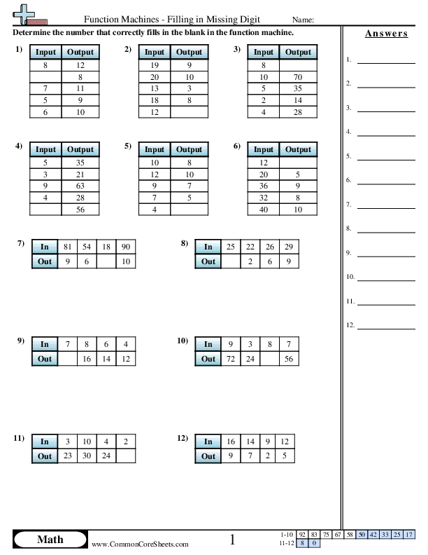 6.rp.3a Worksheets - Add/Sub/Mult/Div worksheet